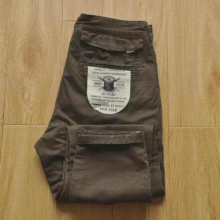 2023 Men's American Retro Heavy-Duty Overalls: Dirt & Wear Resistant, Loose Straight Casual Pants