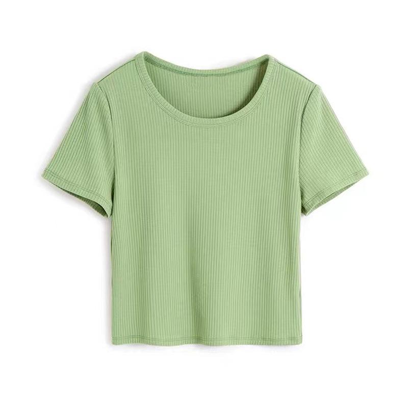 Summer Sweetheart Short-Sleeve Crop Top - Slim Fit Trendy Women’s T-Shirt