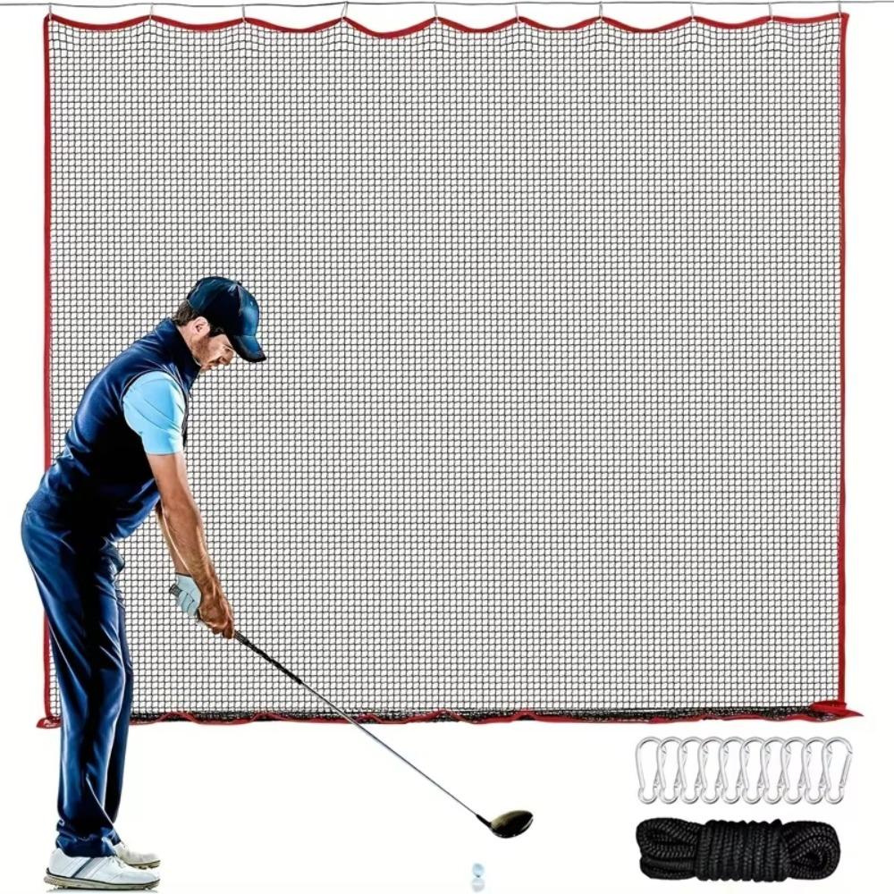 High Impact Golf Net Hitting Barrier Golf Practice Net Golf Ball Net Outdoor Sports красный