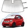Windshield Sunshade for Benz Smart Fortwo Forfour 453 451 450 2016-2021 Front Window Sun Shade Foldable Reflective Sun Visor Custom Sunscreen UV