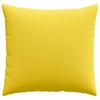 Sofa Cushions 2 pcs Light Yellow 45 x 45 cm Fabric
