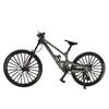 Cross Alloy Bicycle Model - Double Shock Mountain Bike Toy with Variable Speed & Front/Rear Absorbers - Ornament Gift
