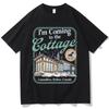 Heated Rivalry I'm Coming To The Cottage T-shirt Man Woman Harajuku Short Sleeve O-neck Casual Shirt