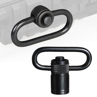2 Pieces Quick Release Sling Mount Push Button QD Sling Swivel, 3.2x1.2cm Push Button QD Sling Swivel