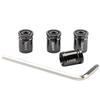 Anti-Theft Tire Valve Caps | 4 Pcs Universal Wheel Valve Stem Cover,Tire Valve Cover