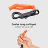 2pcs Emergency Whistle Safety Survival Whistle Signaling Whistle with Hook for Outdoor Camping