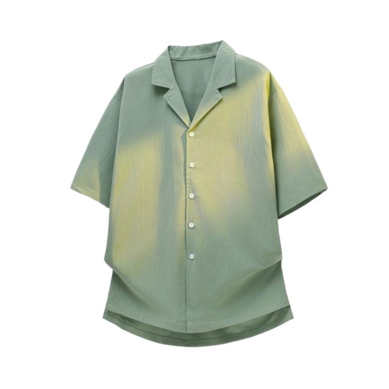 Summer Outfits for Men 2 Piece Short Sleeve Button Down Shirt & Shorts Set Casual Vacation Beach Tracksuit