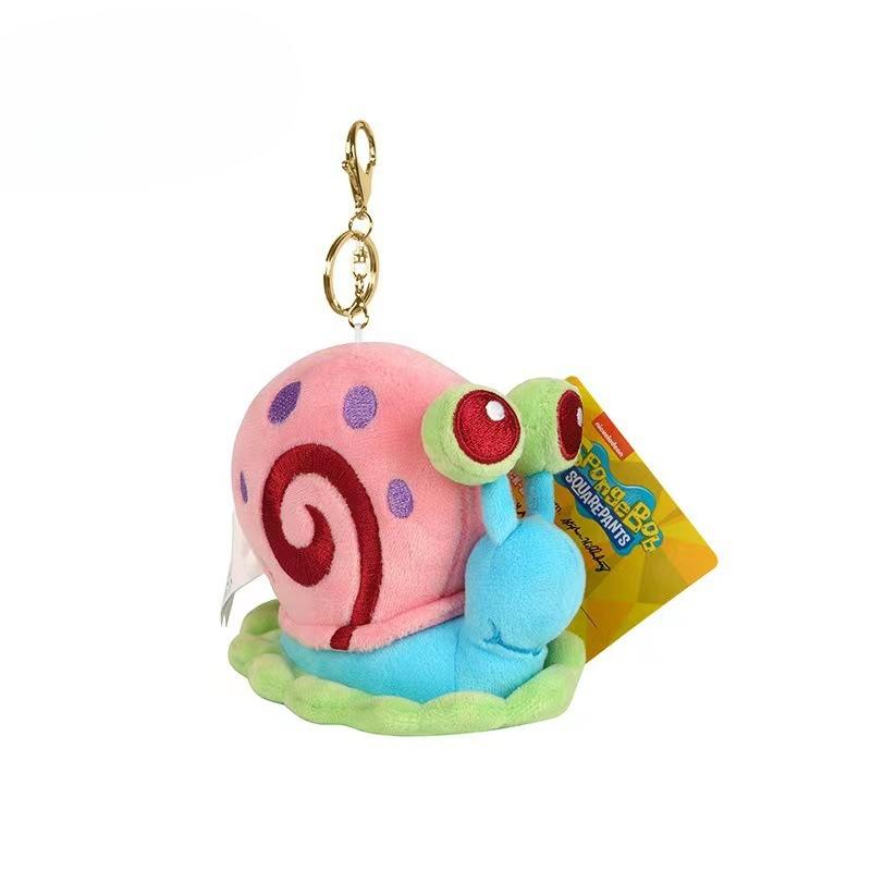 Spongebobs Kawaii Plush Toys Patrick Star Krabs Doll Keychain Pendant Decoration Children Toys Birthday Gift