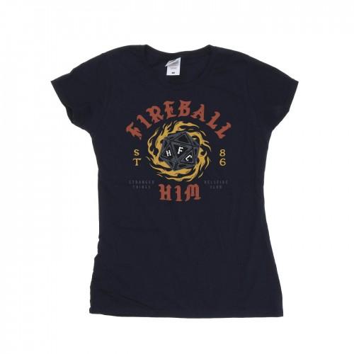 

Netflix Womens/Ladies Stranger Things Fireball Dice 86 Cotton T-Shirt XXL