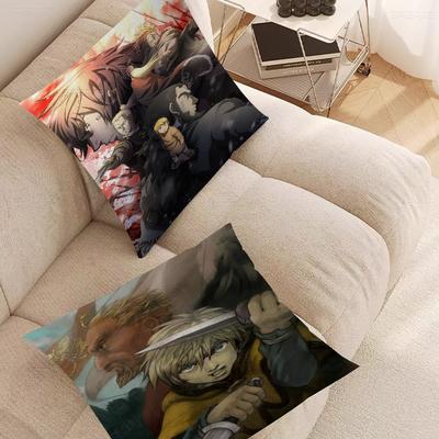 Vinland Saga Cushion Cover Decorative Pillow Sofa Home Decor Case Pillow Cases