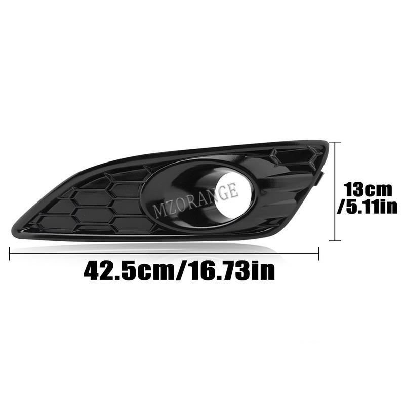 For Ford Fiesta MK7 JA8 2013 2014 2015 2016 2017 Car Fog Light Cover Headlight Frame Fog  Lights Grill New Car Accessories Tools