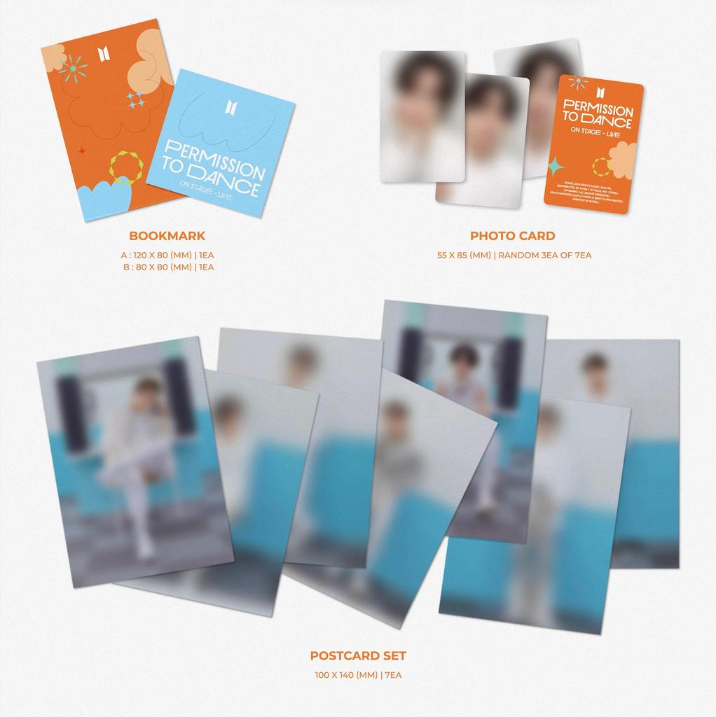 Date de naissance (Avantage de précommande) BTS - PERMISSION TO DANCE ON STAGE - Live