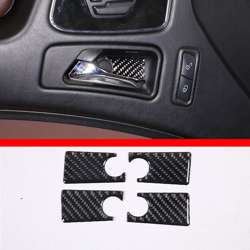 Soft carbon For Mercedes Benz G class W463 2013-18 Car Air Outlet Door Handle Trim sticker Inner & Outer Decoration Accessories