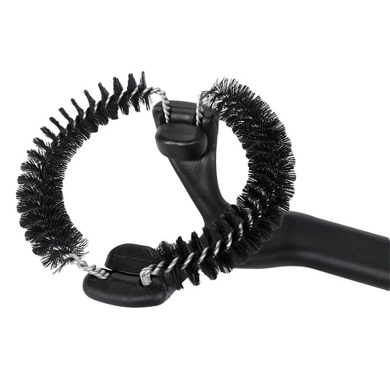 M-Modern-2Pcs Coffee Machine Cleaning Brush Detachable Nylon Bristles Espresso Machine Brush With 2 More 360° Cleaning Bristle