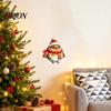 Bird Wall Decorations for Bedroom Christmas Sticker, Cute Watercolor Decals with Wreath/Scarf/Hat/Ear Warmer, PVC Waterproof Indoor Outdoor