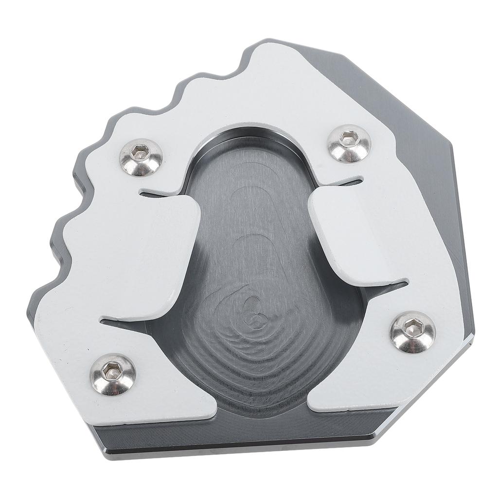 Motorrad Fuß Seitenständer Verlängerung Stützpad Platte Ständerverlängerung Hohe Stabilität Aluminium