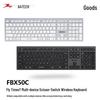 A4Tech FBX50C Wireless Bluetooth Quiet Scissor-Key Keyboard