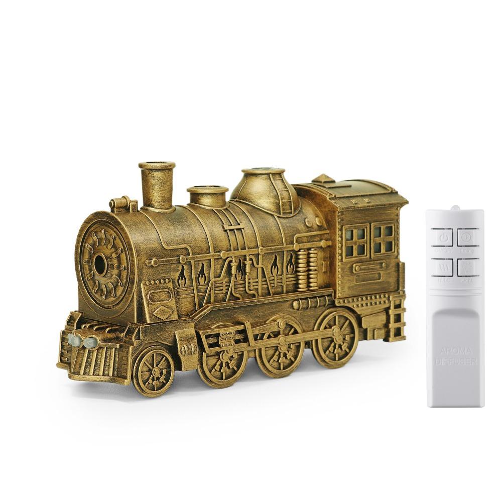 Remote Control Train Shape Diffuser Cool Mist Air Humidifier Essential Oil Diffuser  Home