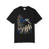 Vocalist Crowd Surfing Graphic T-Shirt Black Front Print Comfort Colors 1717