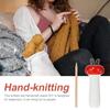 Mushroom Shape Wooden Knitting Tool For Cotton Silk Synthetic Yarn Tool Wooden Hand-Knitting Spool For Beginner Advanced