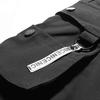 Men Pants Plush Lining Solid Color Elastic Waist Warm Multiple Pockets Cargo Pants for Daily Wear