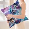 Japanese Hot Anime S-Saint Seiya Personalized Picture Text Home Decorative Pillows Household Gifts 45x45cm