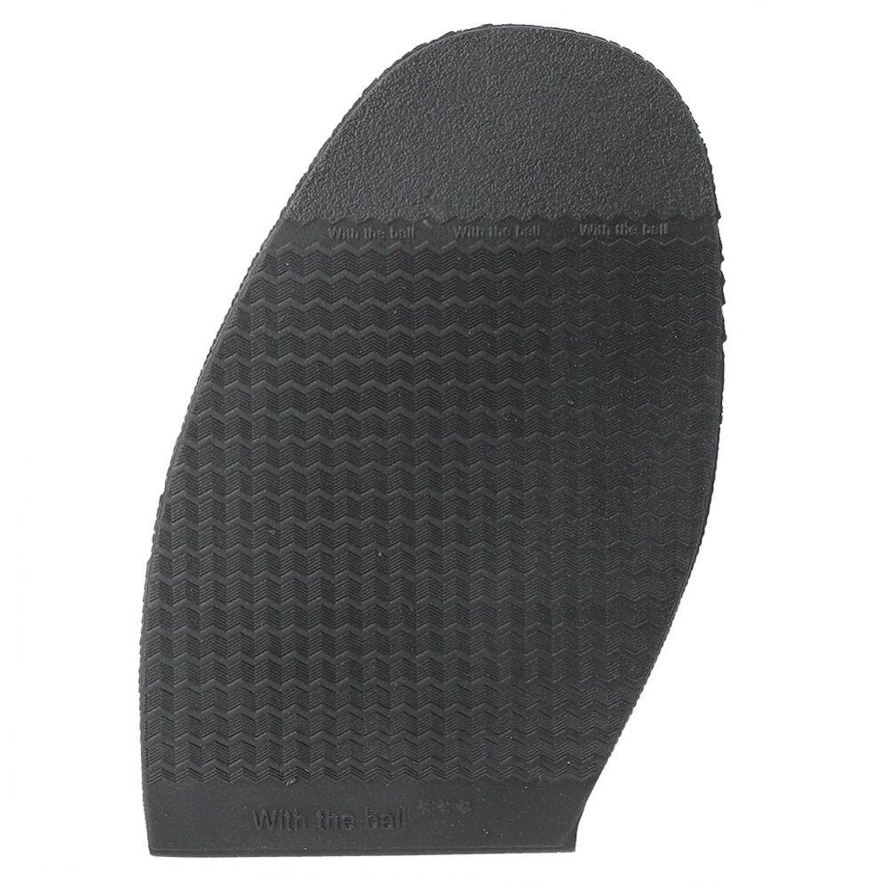 2pcs Black & Brown Shoe Repair Soles Cut To Fit Rubber Forefoot Pads Half Sole Pads  Shoes Repair