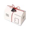 WTEMPO Small House Shaped Paper Gift Boxes Foldable DIY Party Decor Favor Treat Boxes Business Shopping Mall Activity Packaging Boxes