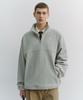 Deonseuteupomaen Relaxed Half Zip-Up Sweatshirt_Unisex_Udts6A102_Melange Gray