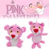 Niedlicher Pink Panther Plüschtier Schlüsselanhänger Entzückende Mini Stofftierpuppe für Mädchen