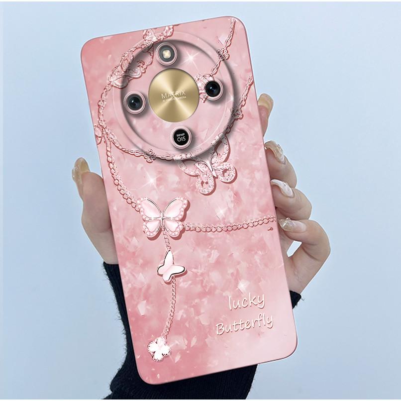 For Honor X9d 5G Case MTN-NX1 Fashion Simplicity Oil Painting Floral Silicone Soft Phone Casing New Design Shockproof Back Cover