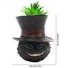 Succulent Planter Black Cat Plant Pot Best Gifts for Family Friends Cute Resin Planter Xmas Gift Sloth Plant Holder