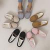 Fashion Shoes for Women Winter Women Casual Flat Soft Loafers Fashion Comfortable Warm Plush Bow Slip On Female Cotton Shoes