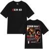 Rapper Cris Mj Tour Album 2026 Grafiche Maglietta Unisex Unisex Moda T-shirt Estiva Manica Corta HipHop Punk Top Unisex