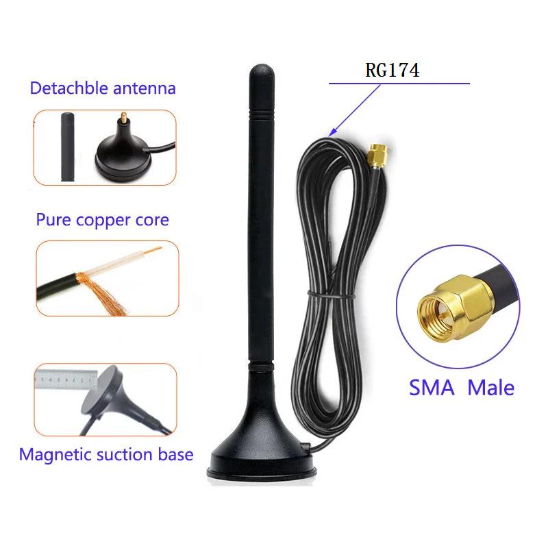 1Pcs Outdoor Dtu Cabinet And Router External Antenna 4G 3G 2G Lte Gsm Full-Band Wifi Antenna 700-2700Mhz Sma Male