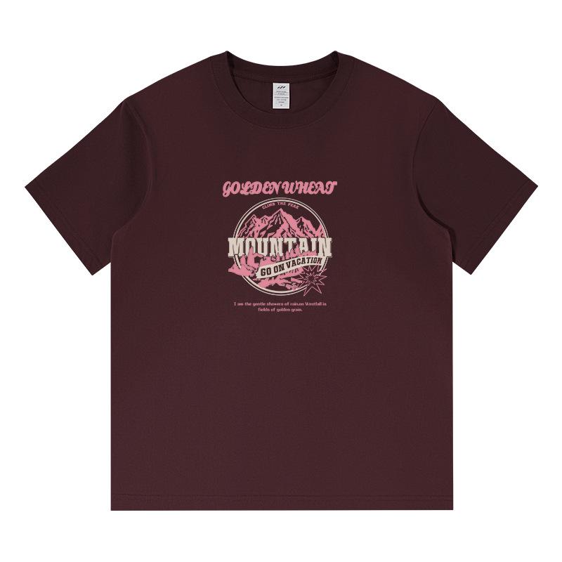 

2024 Trendy Women s Loose Short Sleeve T-shirt - Stylish American Streetwear 2XL (78-85kg)