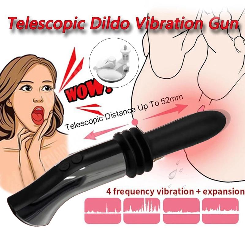Automatic Retractable Dildo Vibrator Female Male G Spot Anal Vagina Sex Machine With Sucker Dildo Massager Adult Sex Health Toy