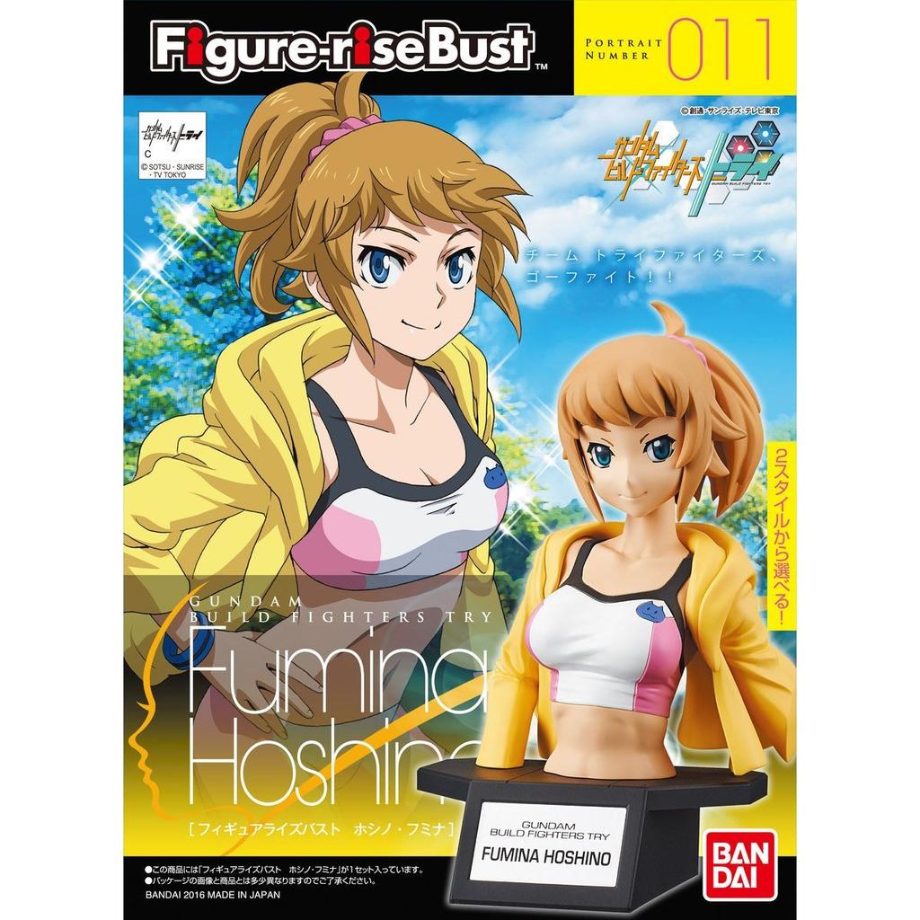 Poprsí Gundam Build Fighters Try Fumina Hoshino Plastikový model Figure-rise Barevně odlišený