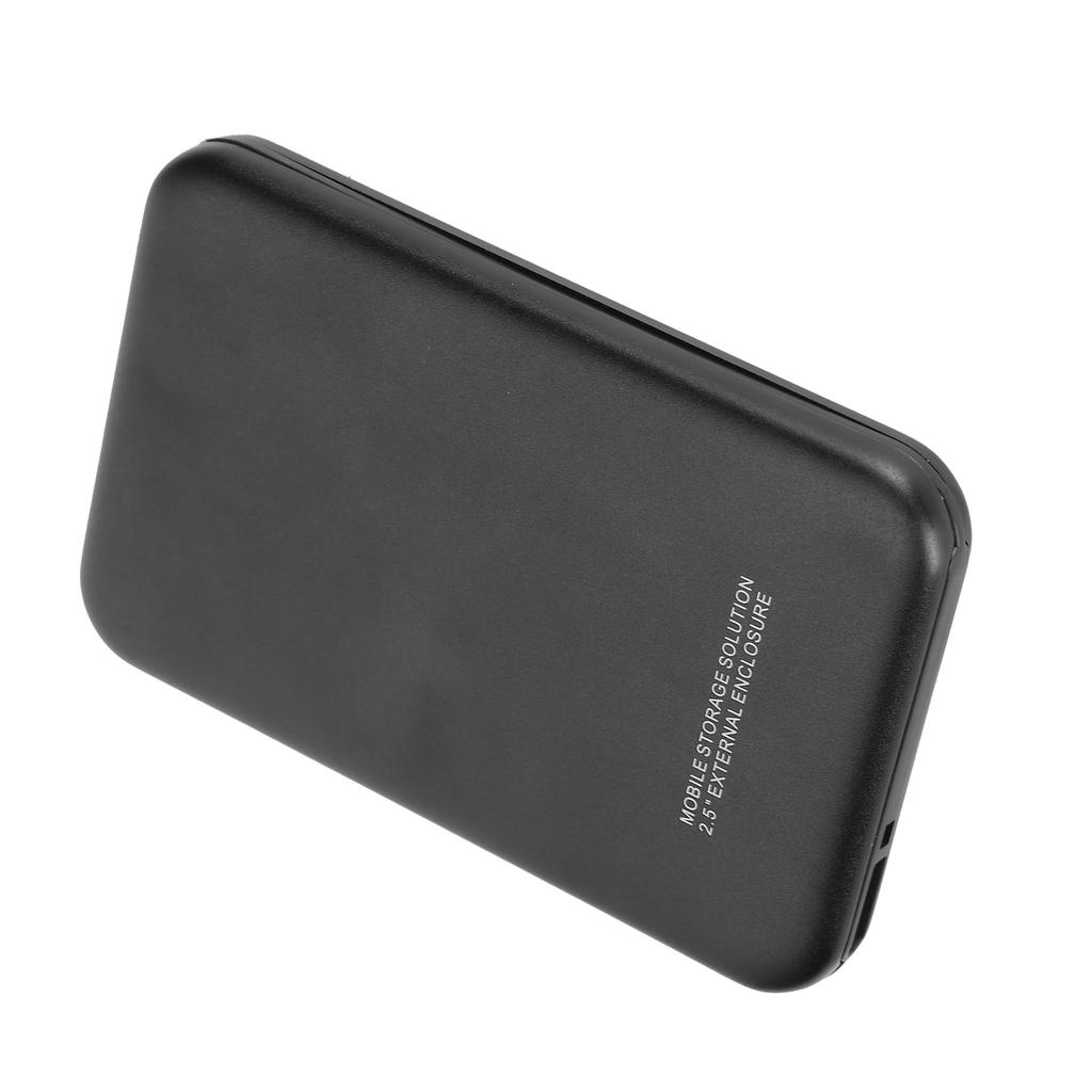 Hard Drive Enclosure Portable 2.5in SATA to USB 3.0 Hard Disk Box with Data Cable Storage Bag for Laptop Desktop (Not