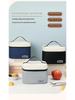 Dopamine Colorblock Insulated Lunch Bag - Square Thermal Bento Bag with Ice Pack, Simple Fashion Design