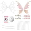 Electrical Butterfly Wings Toy With Music Lights Elf Wings Glowing Shiny Dress Up Moving Fairy Wings For Kids Girls Gift