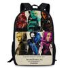 Thunderbolts Kids Durable Backpack 15in Large Capacity Oxford Schoolbag Anime
