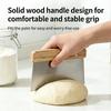 Stainless Steel Cake Scraper  with Scale Versatile Dough Cutter for Baking Pastry Bread Kitchen Accessory