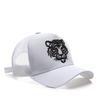 Cappellino da Baseball Unisex Ricamo Tigre Cappellino Trucker Rete Posteriore Traspirante Stile Street Cappellino Parasole