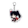 Inuyasha Anime Acrylic Keychain Set with Kagome and Sango Cute Cosplay Accessories
