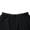 Li Ning Running Series Solid Color Mid Waist Comfortable Breathable Versatile Two In One Sports Shorts Men Shorts Black AKSU511-1