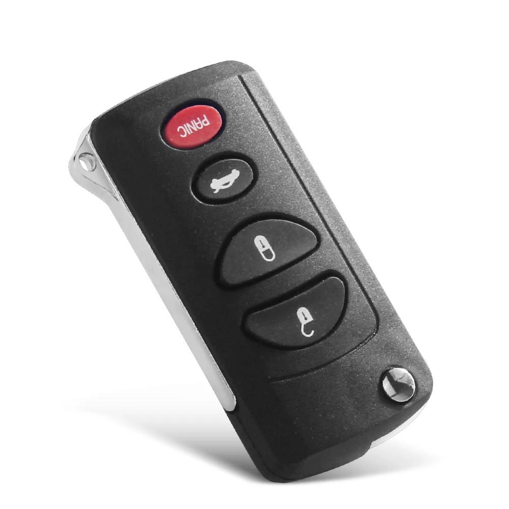 3/4 Buttons Modified Flip Car Remote Key Shell Case For Jeep Liberty For Dodge Stratus Viper Chrysler Sebring Concorde