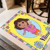 Dora's Colorful Adventure Customize Your Name Area Rug Design for Outdoor Game Room Dormitory Kitchen Anti-slip Rug Office home decor