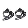 Cykel sadelpindsklemme 28,6/31,8/34,9 mm Aluminiumlegering Sadelrørsklemme Cykel Quick Release Sadelpind Til Mountainbike Rør