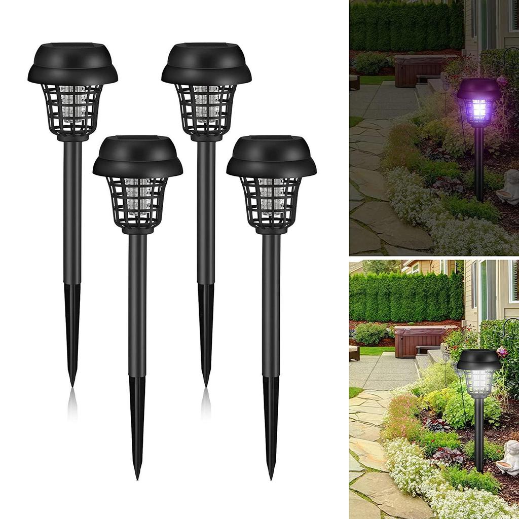 2-in-1 Outdoor Solar Mosquito Killer & Waterproof Patio Lawn Lamp